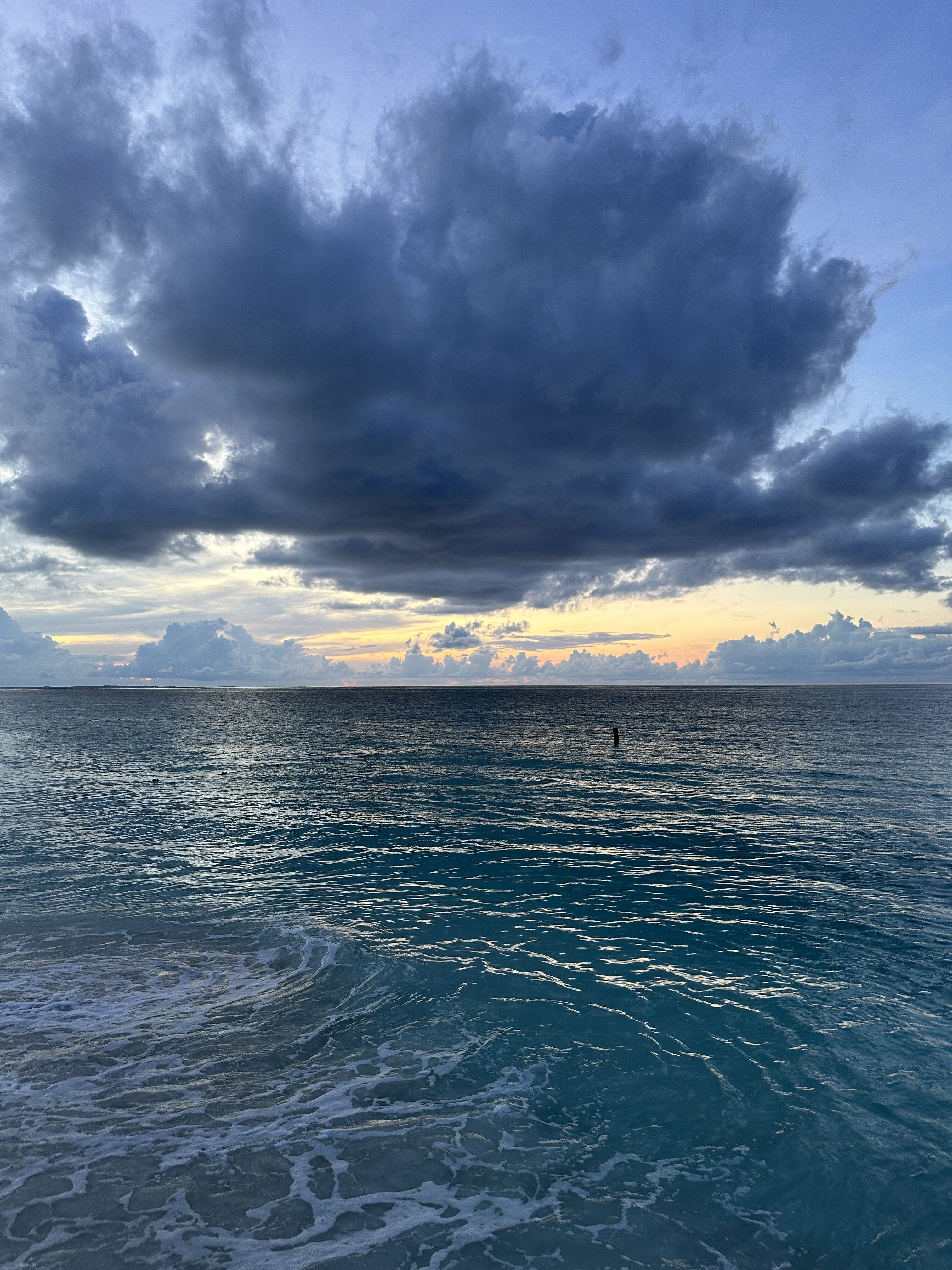 sunset in turks caicos